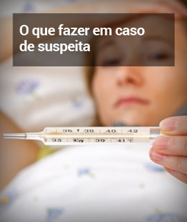 O que fazer em caso de suspeita